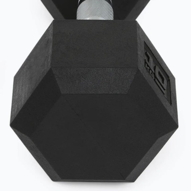 Гумиран дъмбел XTREXO Hex HXD100 10 kg 6