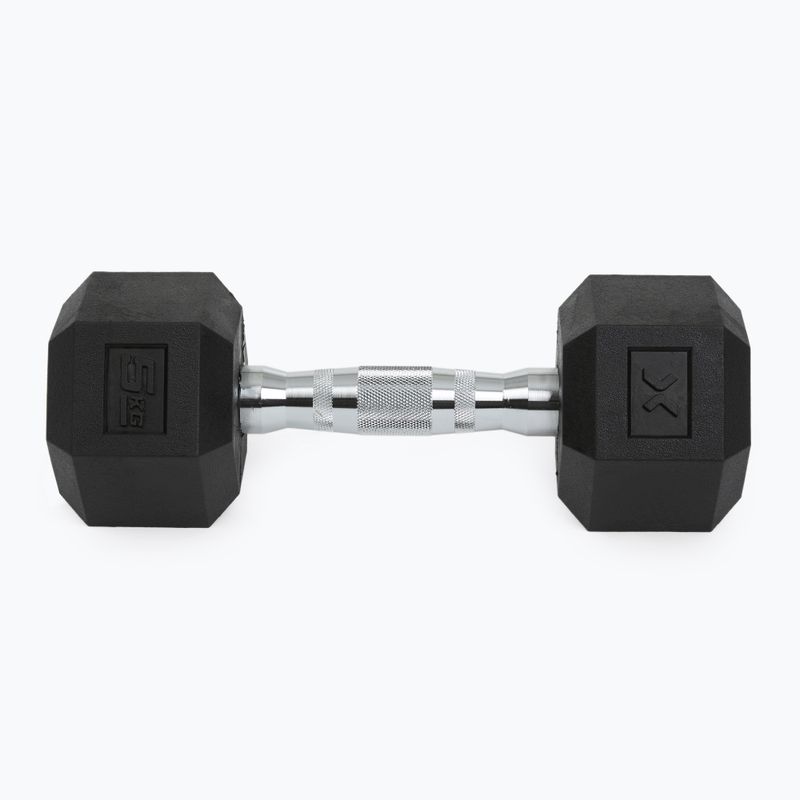 Гумиран дъмбел XTREXO Hex HXD50 5 kg 7