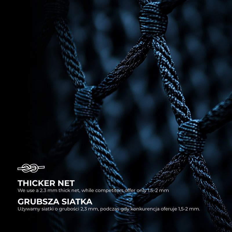 Футболна врата OneTeam One 300 x 160 cm от поцинкована стомана, бяла/черна 14