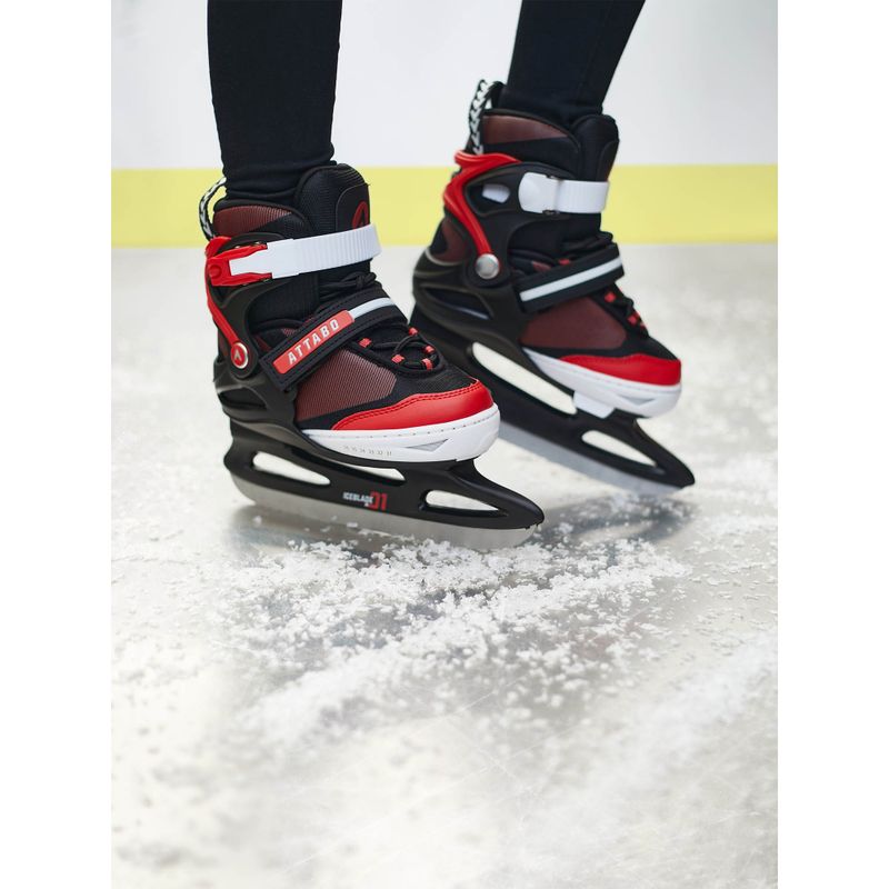 Детски кънки ATTABO ICEBLADE 01 black/red 3