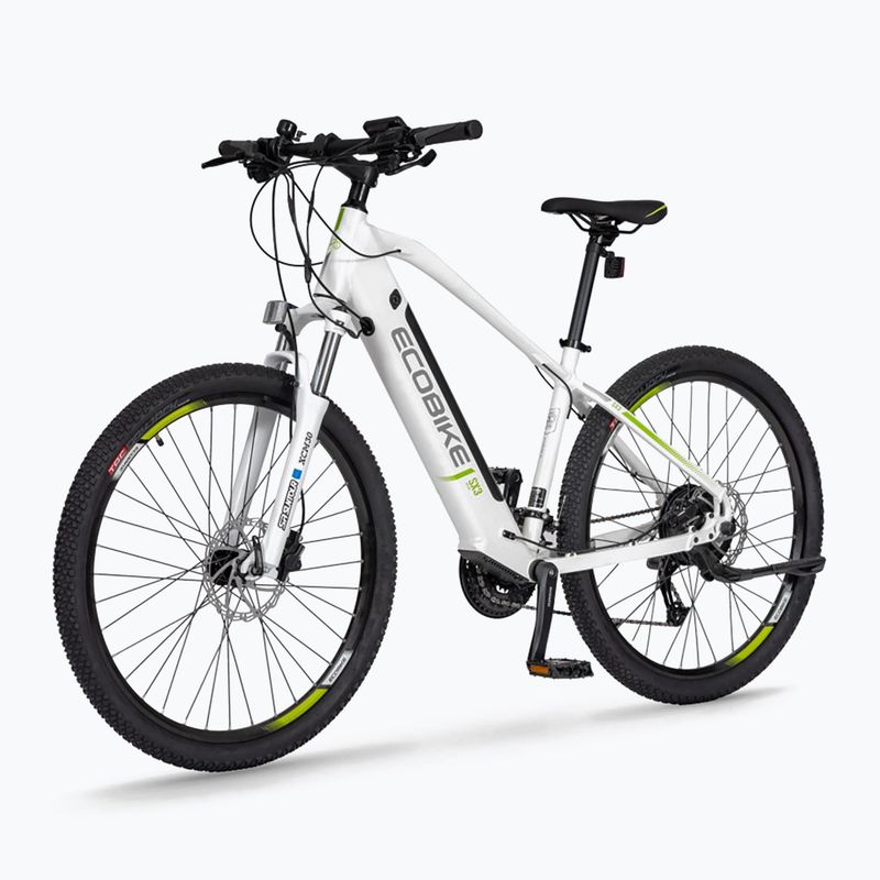 EcoBike SX3 36V 17.5Ah 630Wh LG бял електрически велосипед 2