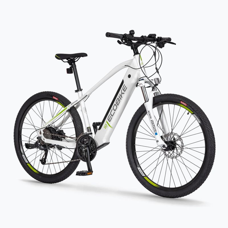 EcoBike SX3 36V 17.5Ah 630Wh LG бял електрически велосипед 3