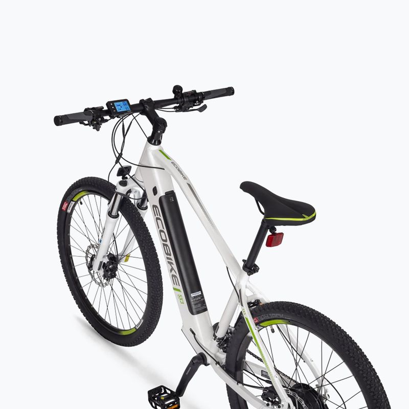 EcoBike SX3 36V 17.5Ah 630Wh LG бял електрически велосипед 4