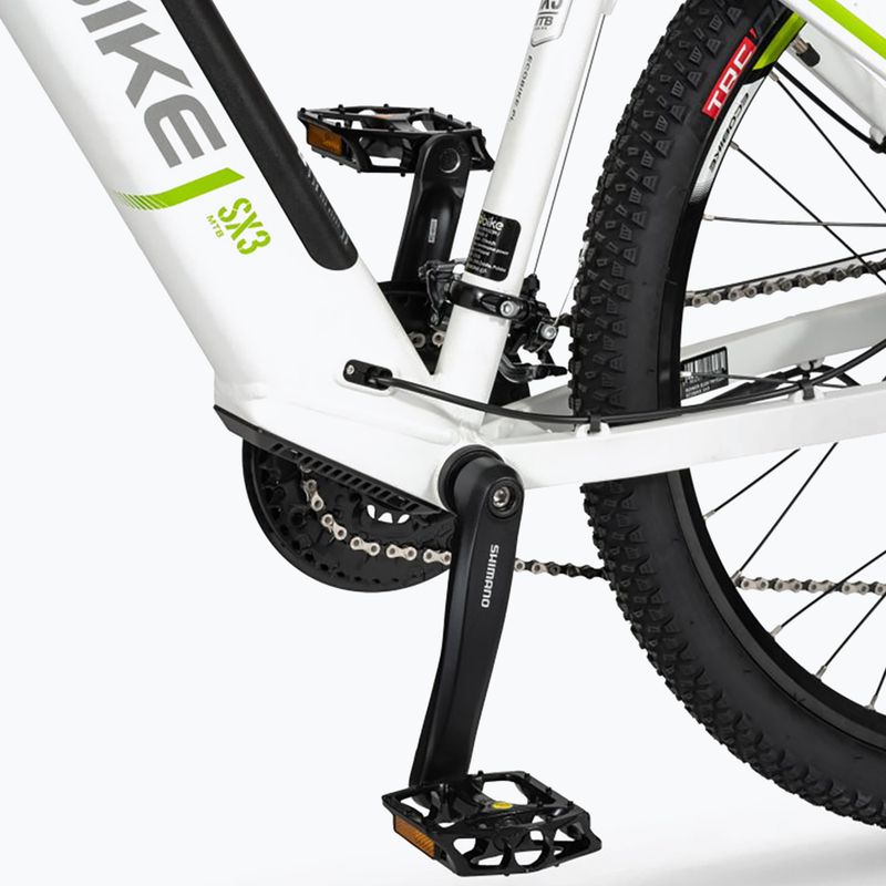 EcoBike SX3 36V 17.5Ah 630Wh LG бял електрически велосипед 6