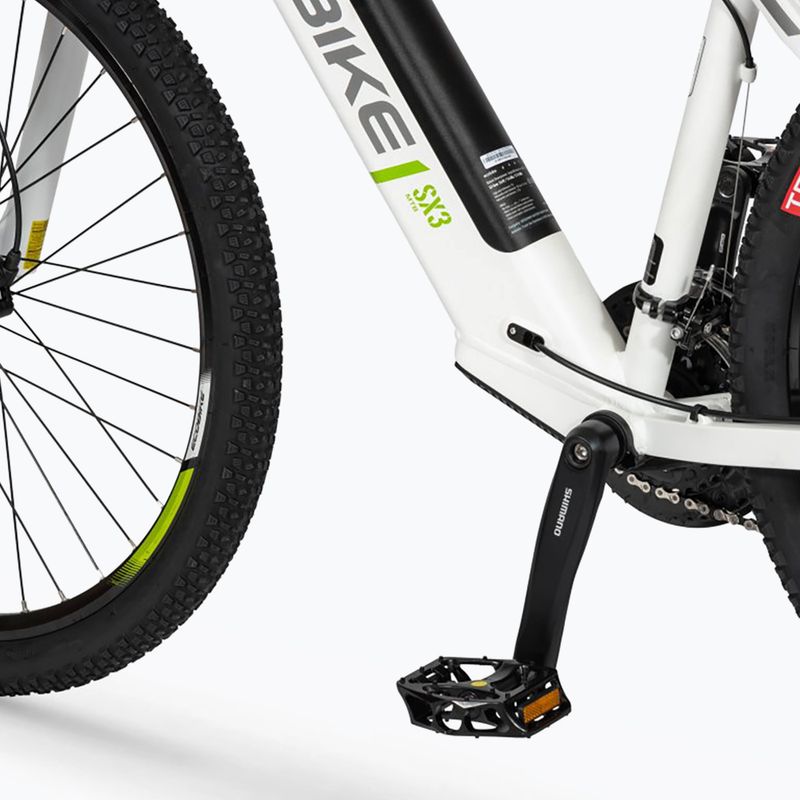 EcoBike SX3 36V 17.5Ah 630Wh LG бял електрически велосипед 7