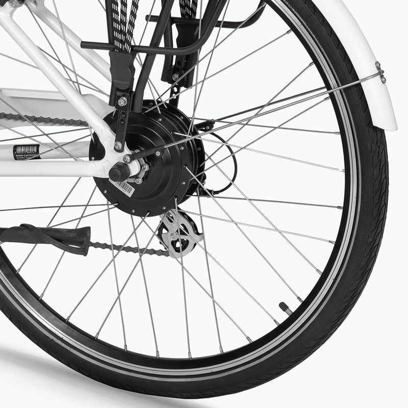 EcoBike Traffic/14.5 Ah Smart BMS електрически велосипед бял 1010105(2023) 11