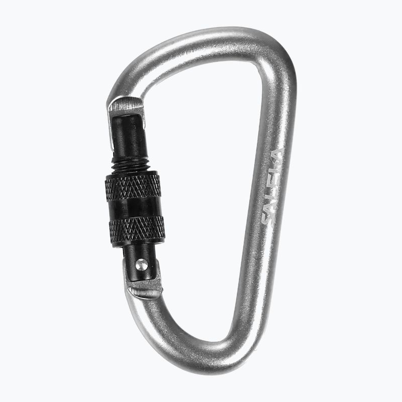Salewa D-Shape Carbiner с винт черен 00-0000034102