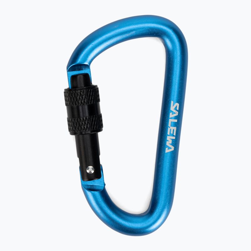 Salewa D-Shape карбинер с винт син 00-0000034102