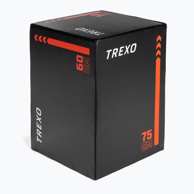 TREXO плиометрична кутия TRX-PB30 30 кг черна 5