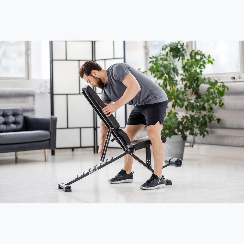 Тренировъчна пейка XTREXO B200 черна 6