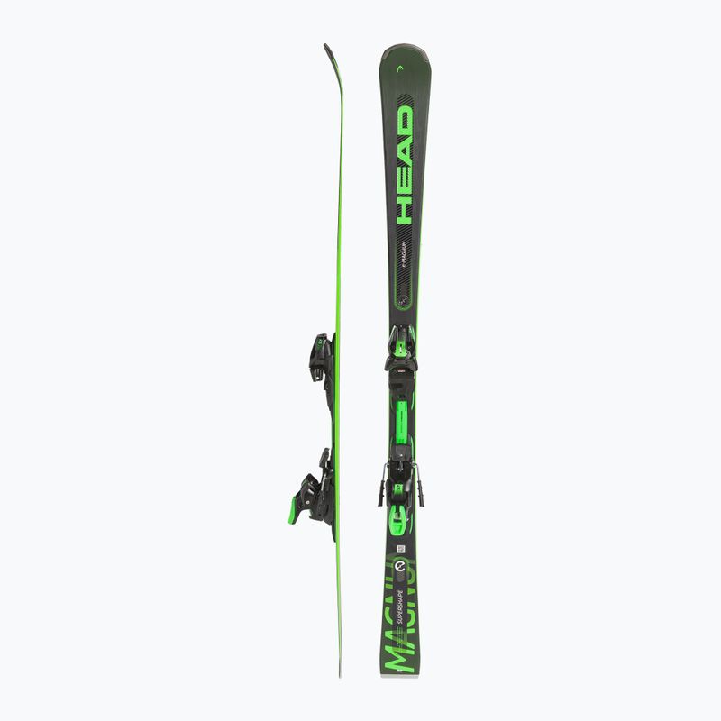 Ски за спускане HEAD Supershape e-Magnum SW SF-PR + PRD 12 black/neon green 2