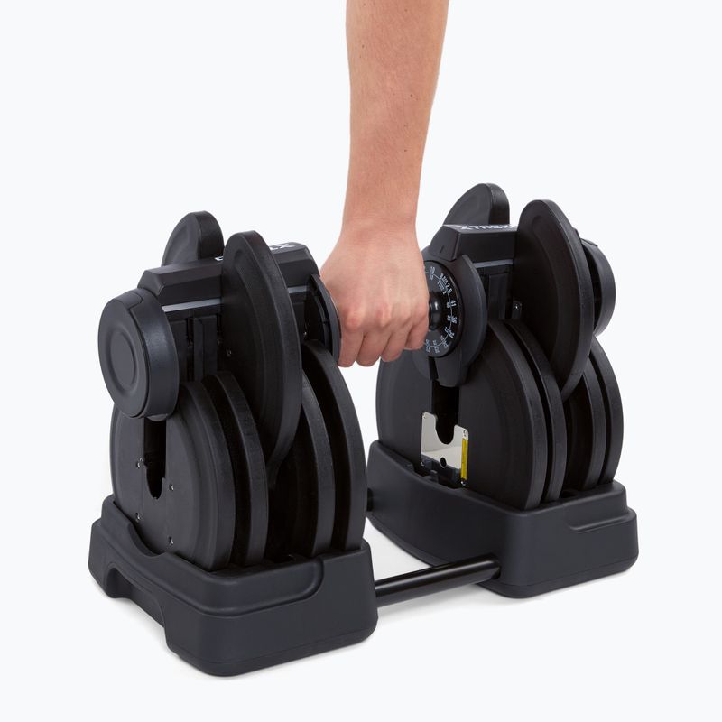 Дъмбел/щанга 2в1 XTREXO TRX-ABD40 1-40 кг black/orange 8