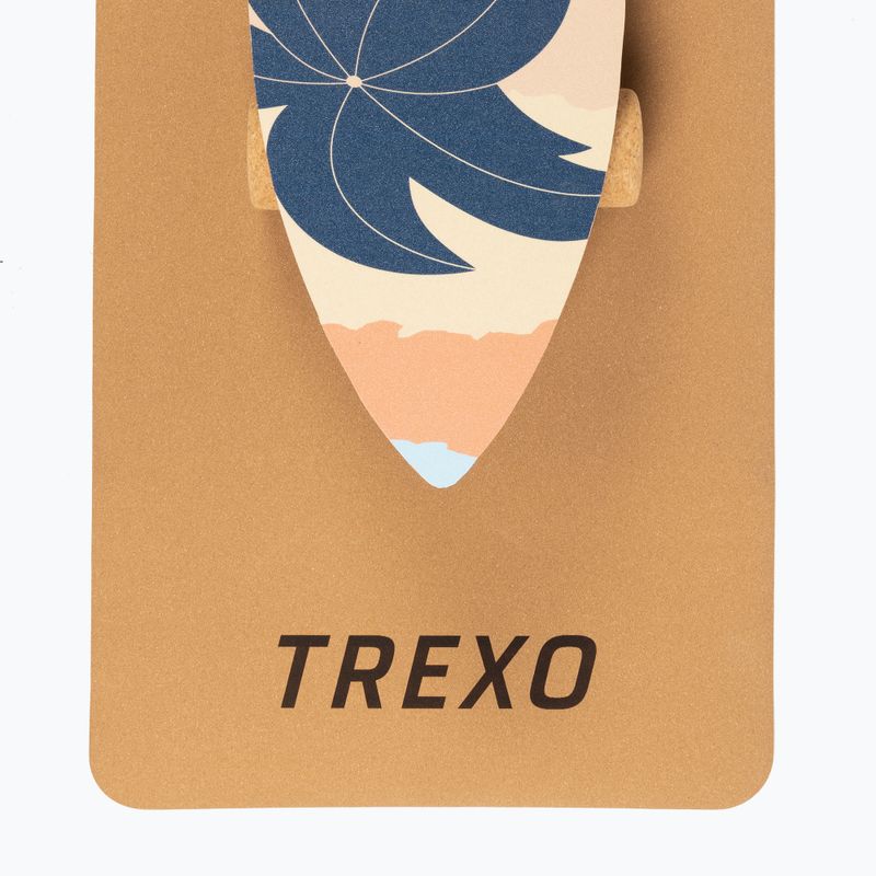 Дъска за баланс + постелка + ролка XTREXO BBS01 синьо/оранжево 5