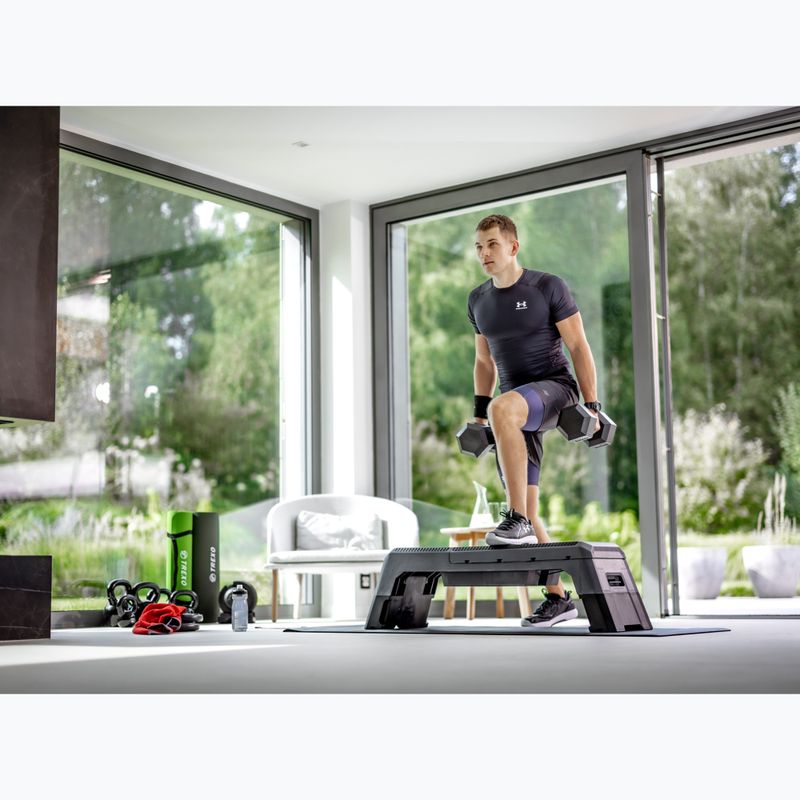 Гумиран дъмбел XTREXO Hex 17,5 кг 3