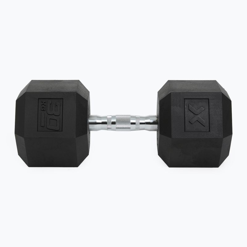 Гумиран дъмбел XTREXO Hex 30 кг 7