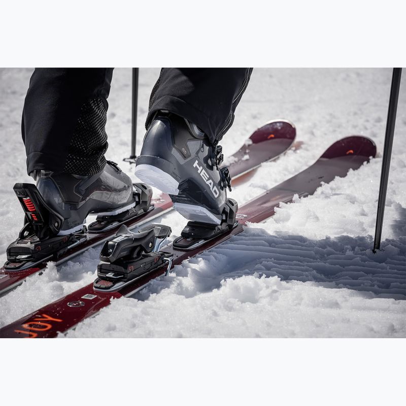 Дамски ски за спускане HEAD e-total Joy SW SLR Joy Pro + протектор SLR 11 GW dark red/orange 5