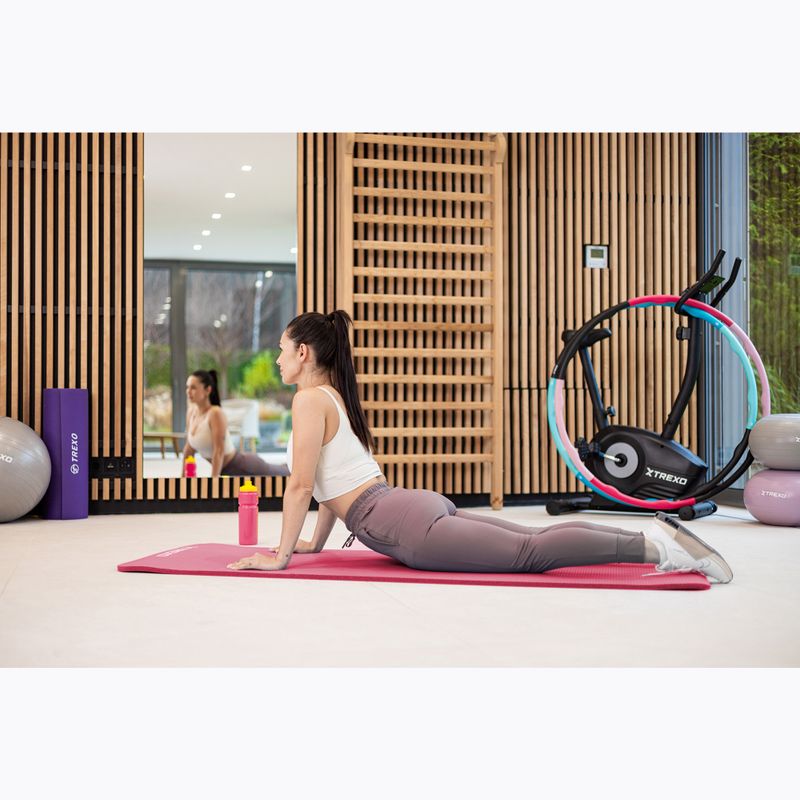 Подложка за упражнения XTREXO NBR 15 mm с с каишка розова 5