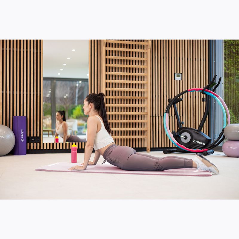 Подложка за упражнения XTREXO NBR 15 mm с каишка розова 11