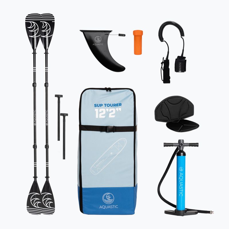 Дъска SUP AQUASTIC Tourer 12'2" синя 20