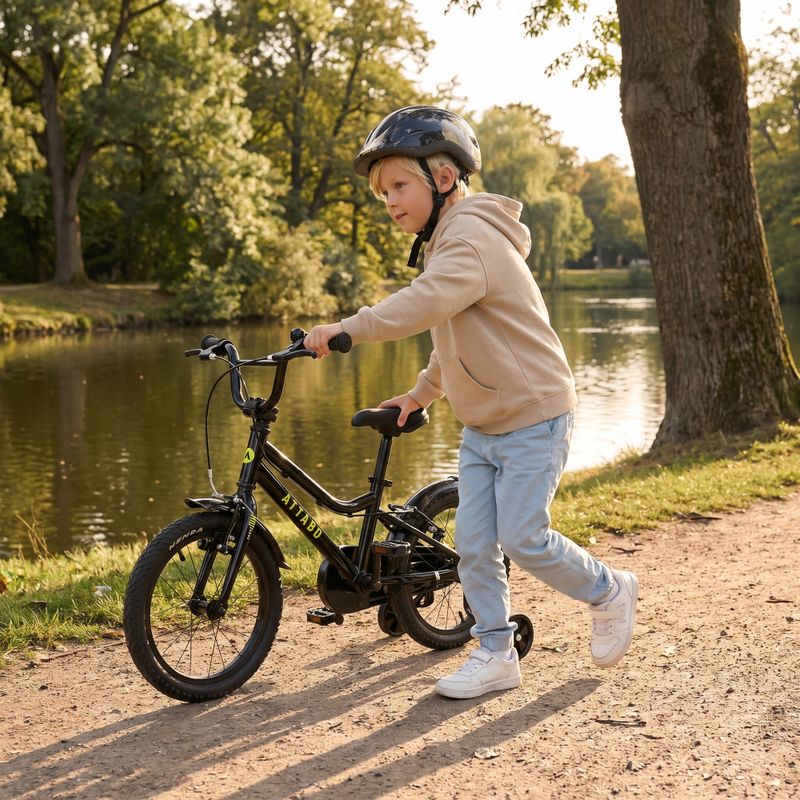 Детски велосипед ATTABO KNACK 16" черен 4