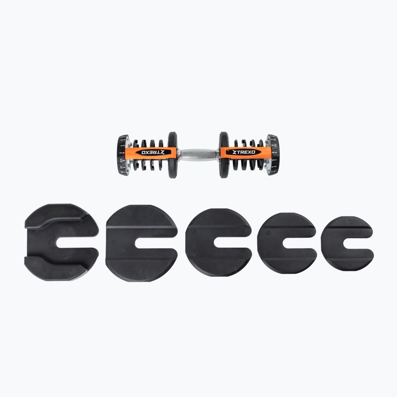 Регулируем дъмбел XTREXO ADT-40-BF 40 kg черен 6