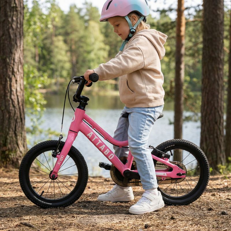 Детски велосипед ATTABO EASE 14" розов 6