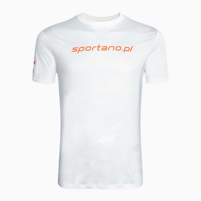 Мъжка тениска за бягане SPORTANO Active Men's white