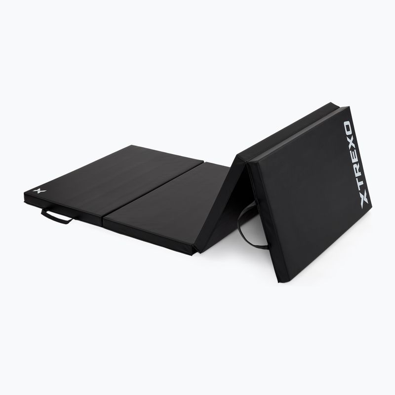 Гимнастически матрак, голям, сгъваем TREXO black