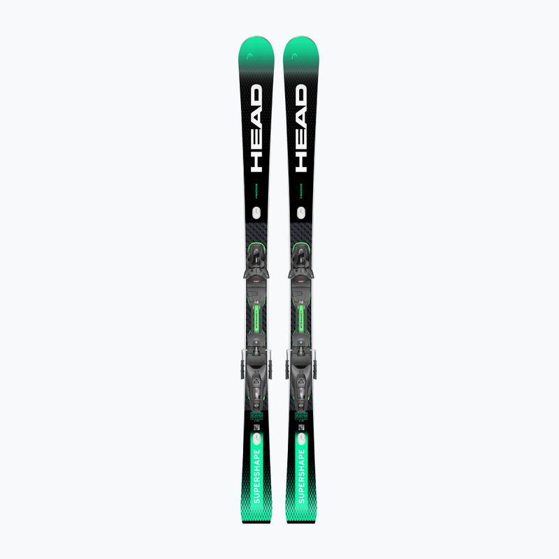 Ски за спускане HEAD Supershape e-Magnum SW BB-PR + връзки Protector PR 13 GW black/green