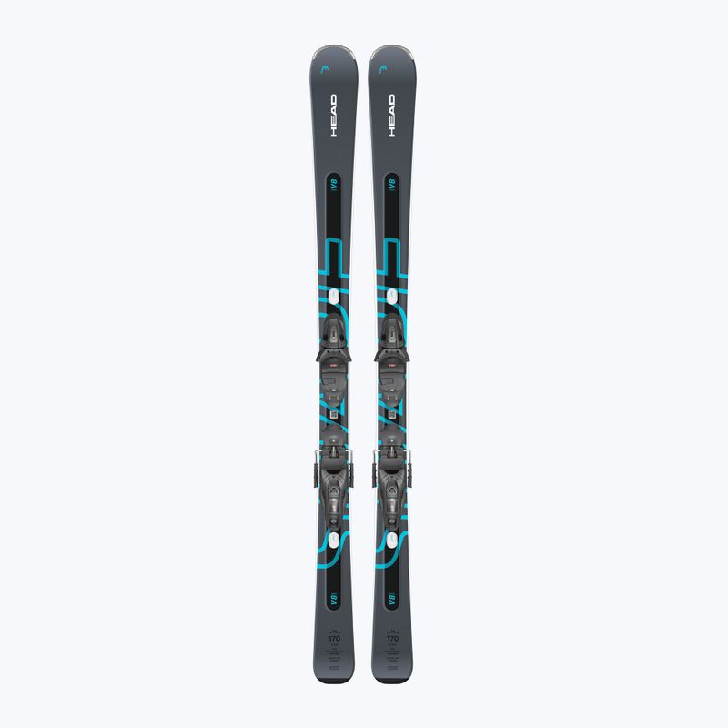 Ски за спускане HEAD Shape e-V8 SW AMT-PR + автомати Protector PR 11 GW anthracite/blue 8