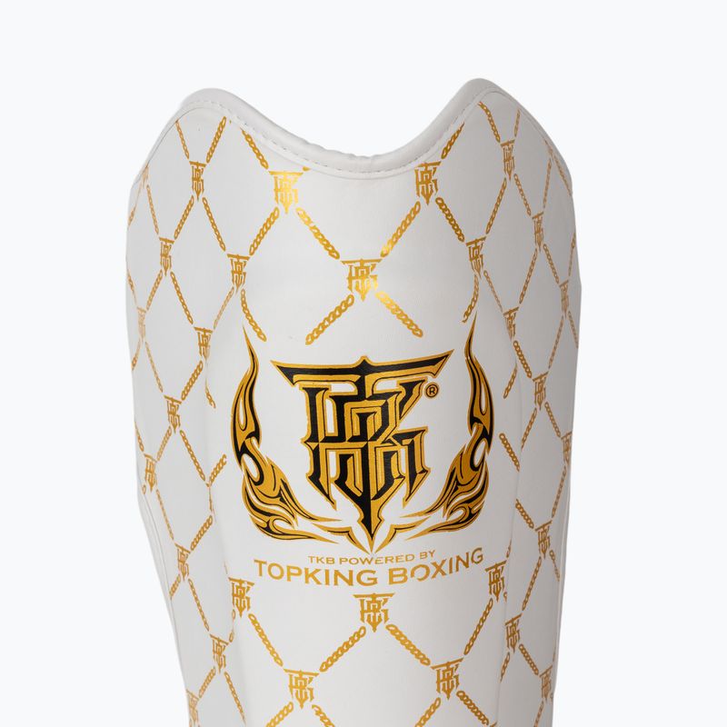 Протектори за подбедрици и стъпала Top King Chain white/gold 6