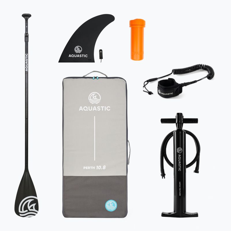 Комплект надуваема дъска SUP AQUASTIC Perth 10'8" allround orange 15