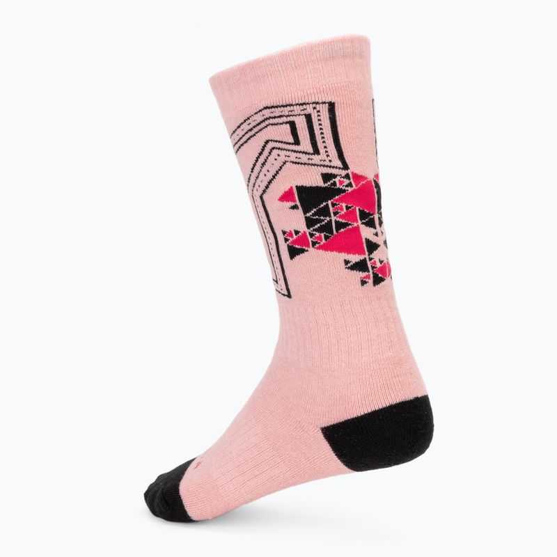 Детски скиорски чорапи KADVA Skio Jrg pink 5