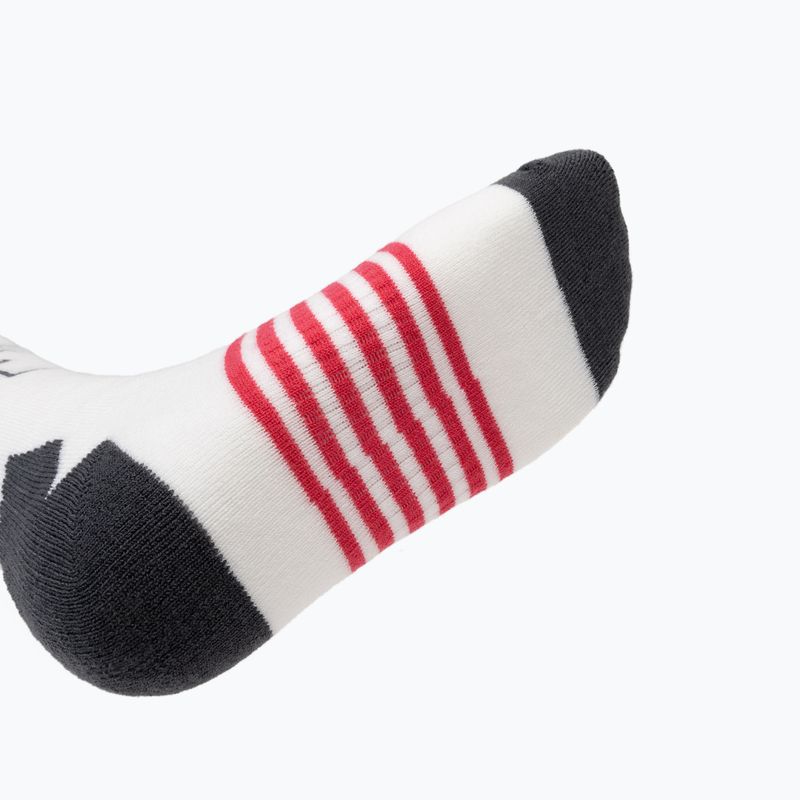 Дамски скиорски чорапи KADVA Skio W white/pink 3