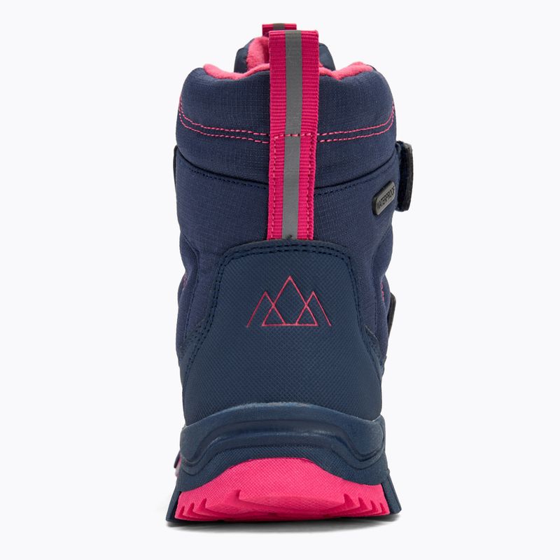 Детски ботуши за сняг KADVA Snowey Mid WP navy/fuchsia 7