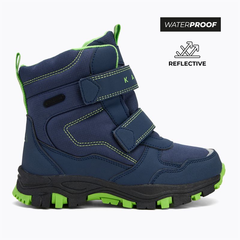 Детски апрески KADVA Snowey Mid WaterProof тъмносиньо/зелено 2