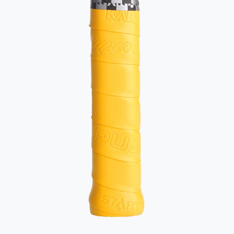 Грип за ракета за скуош Karakal Pu Super Grip yellow 2