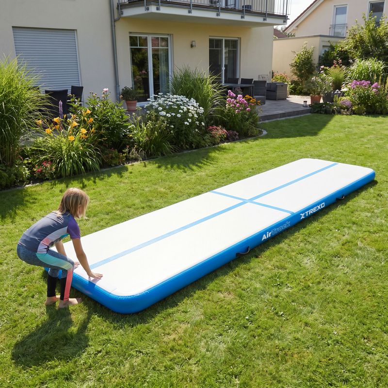 Гимнастическа пътека XTREXO 400 x 10 cm white 12