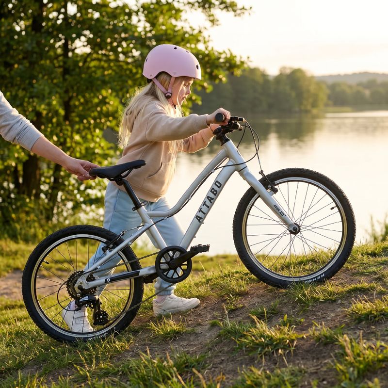 Детски велосипед ATTABO EASE 20“ 9,1 kg silver 4