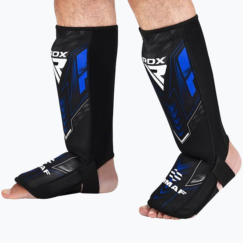 Протектор за пищял и стъпало RDX IMMAF Approved Neoprene Shin Instep blue 6