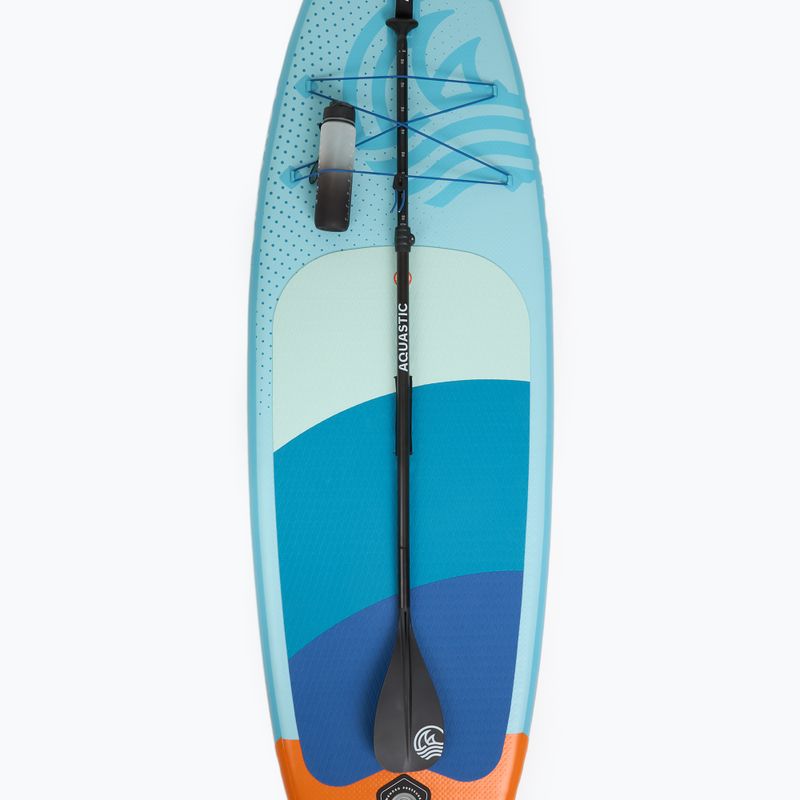 Комплект надуваема дъска SUP за деца AQUASTIC Perth 8'0" allround blue 10