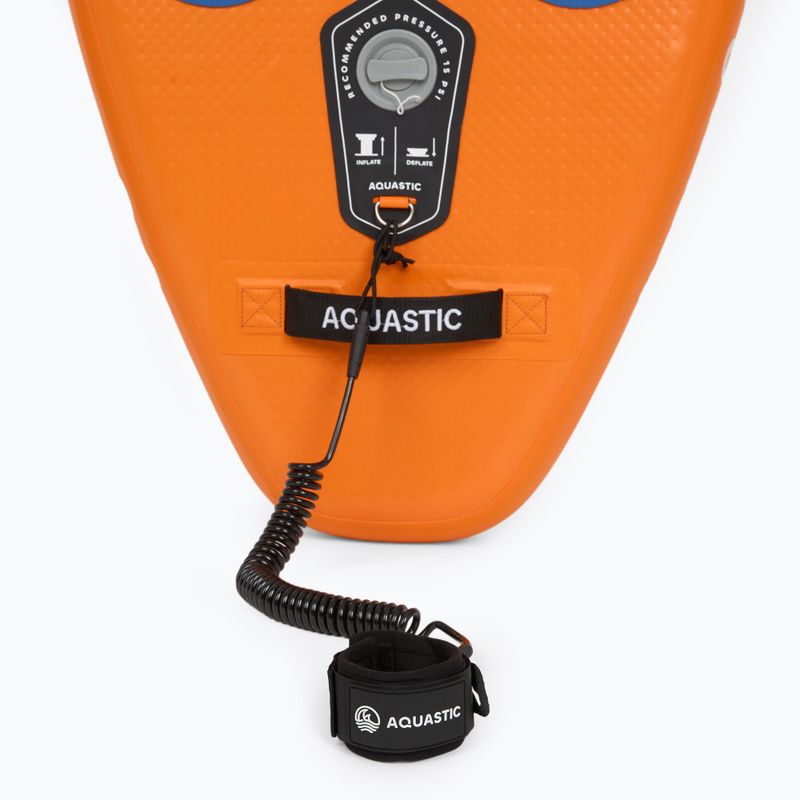 Комплект надуваема дъска SUP за деца AQUASTIC Perth 8'0" allround blue 12