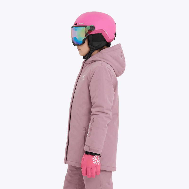 Детска скиорска каска ATTABO Avens 2.0 Jr Visor pink 2