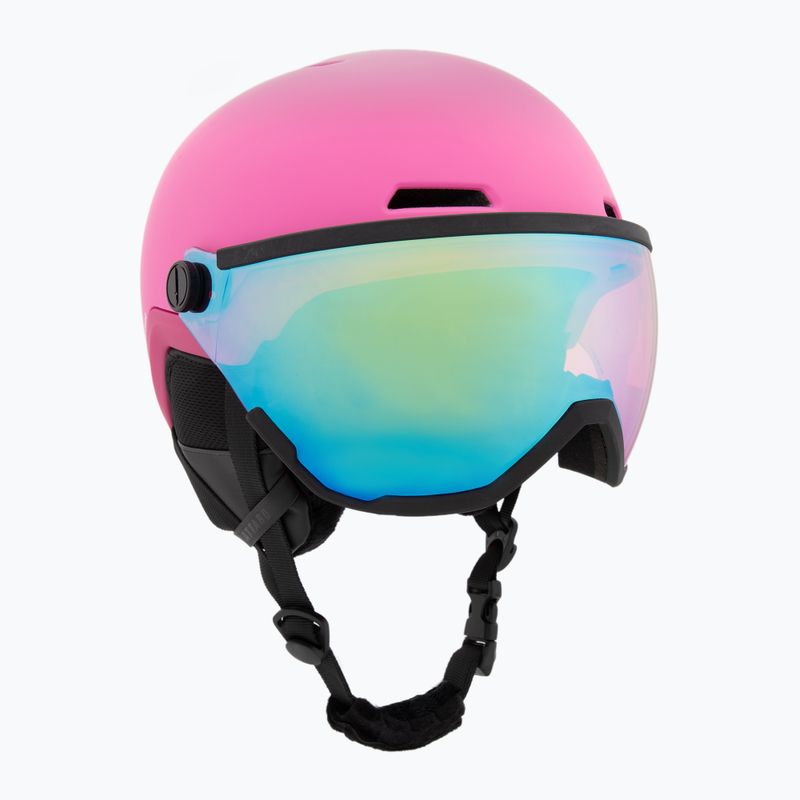 Детска скиорска каска ATTABO Avens 2.0 Jr Visor pink