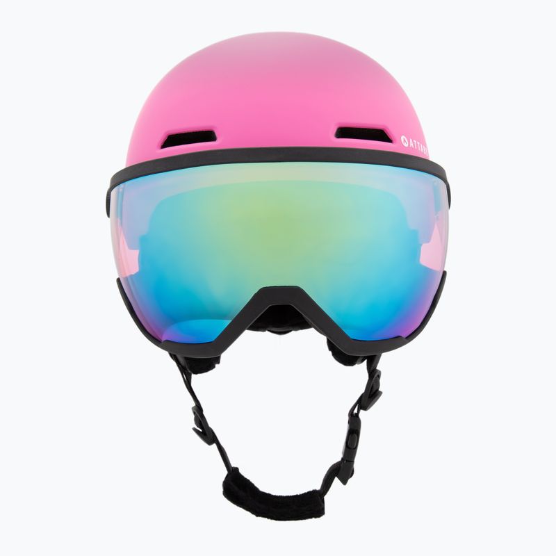 Детска скиорска каска ATTABO Avens 2.0 Jr Visor pink 4