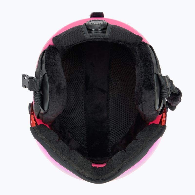 Детска скиорска каска ATTABO Avens 2.0 Jr Visor pink 7