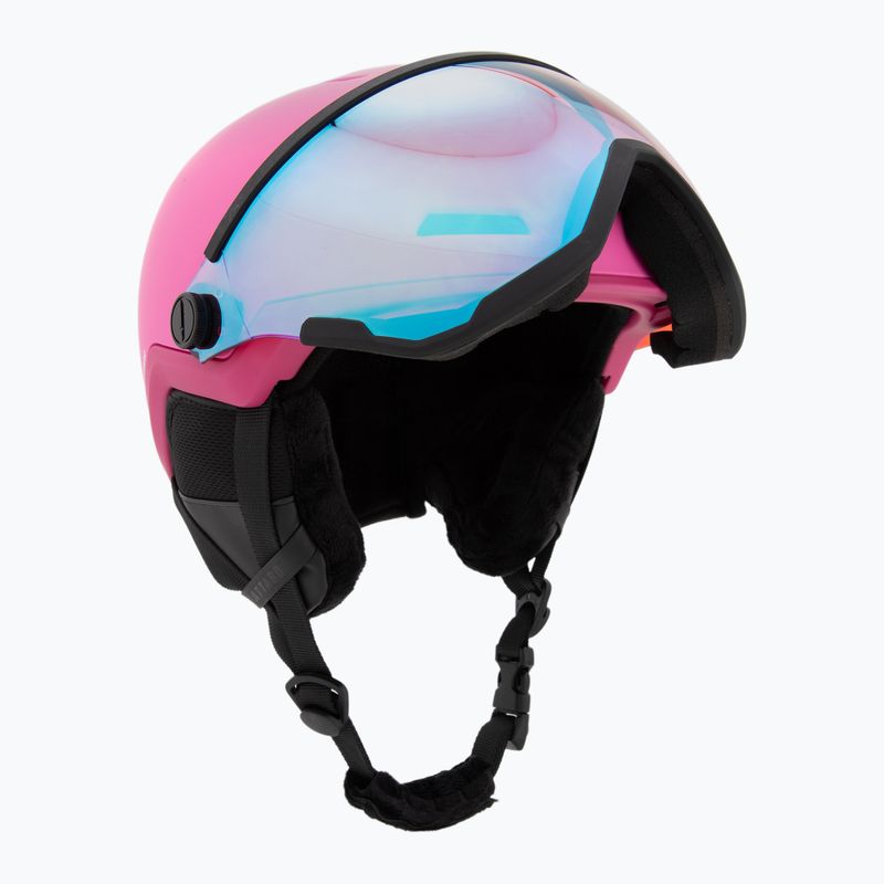 Детска скиорска каска ATTABO Avens 2.0 Jr Visor pink 11