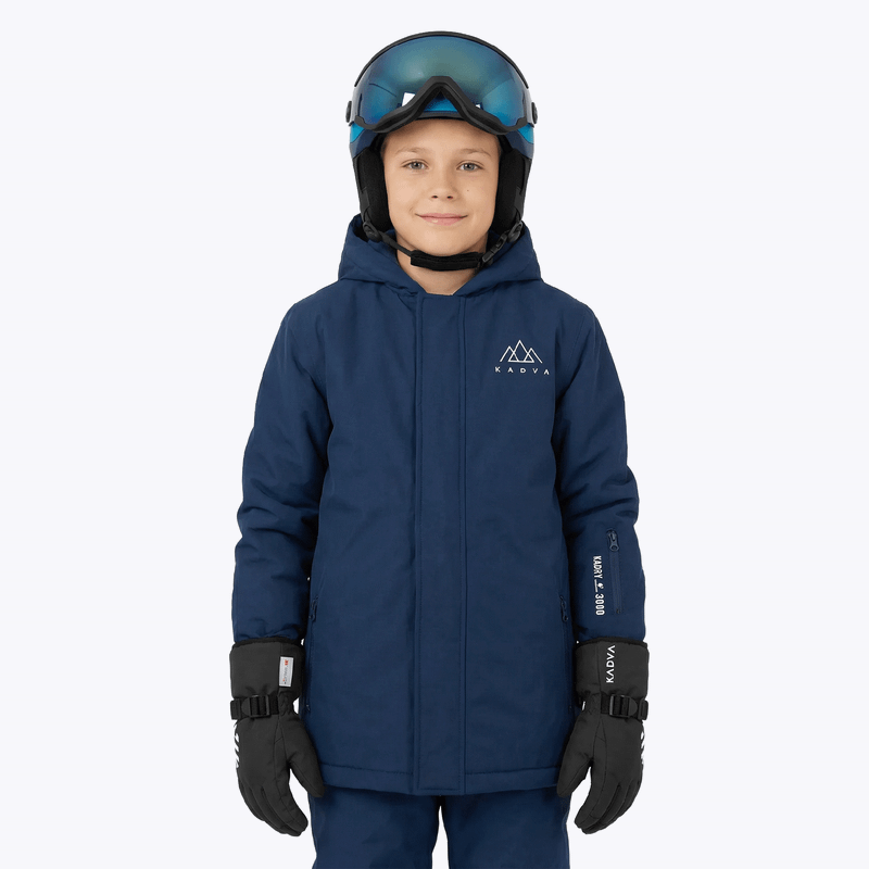 Детска скиорска каска ATTABO Avens 2.0 Jr Visor blue 3