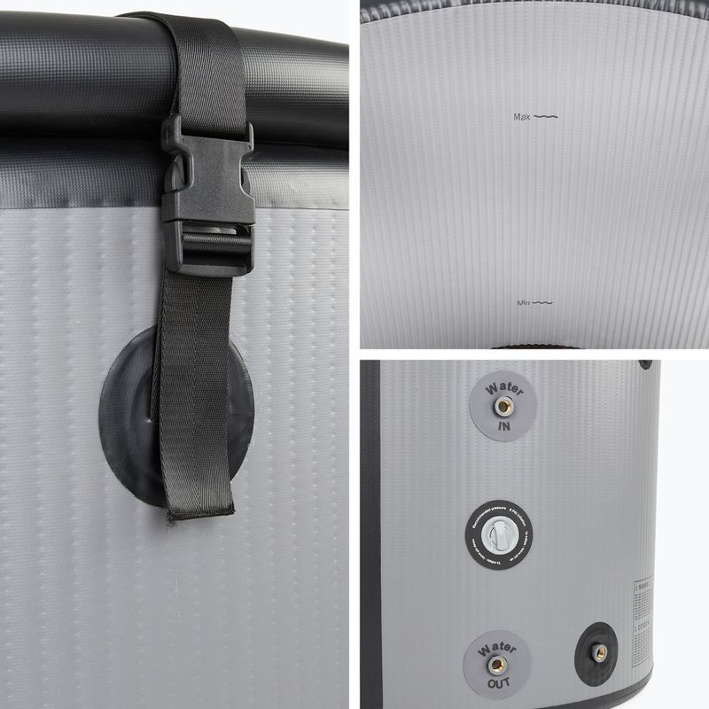 Басейн за моржуване AQUASTIC BrrFree 382 l dropstitch grey winter 12