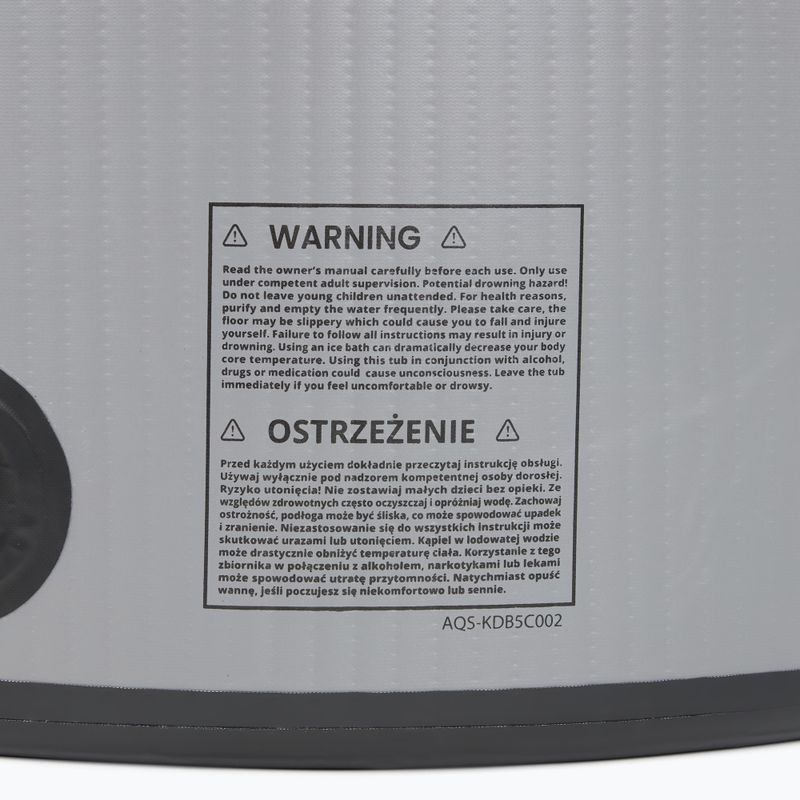 Басейн за моржуване AQUASTIC BrrFree 382 l dropstitch grey winter 15